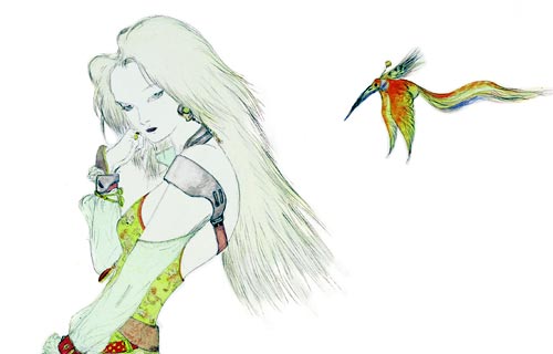 Otaku Gallery  / Art Books / Final Fantasy 9 - Artbook / art-garnet01.jpg